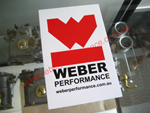 Weber Performance Decal (15cmx22cm)