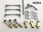 Premium Triple DCOE Weber Billet linkage kit (3/8 LYNX)