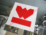 Weber Carburettor logo Decal (12.5cmx12.5cm)